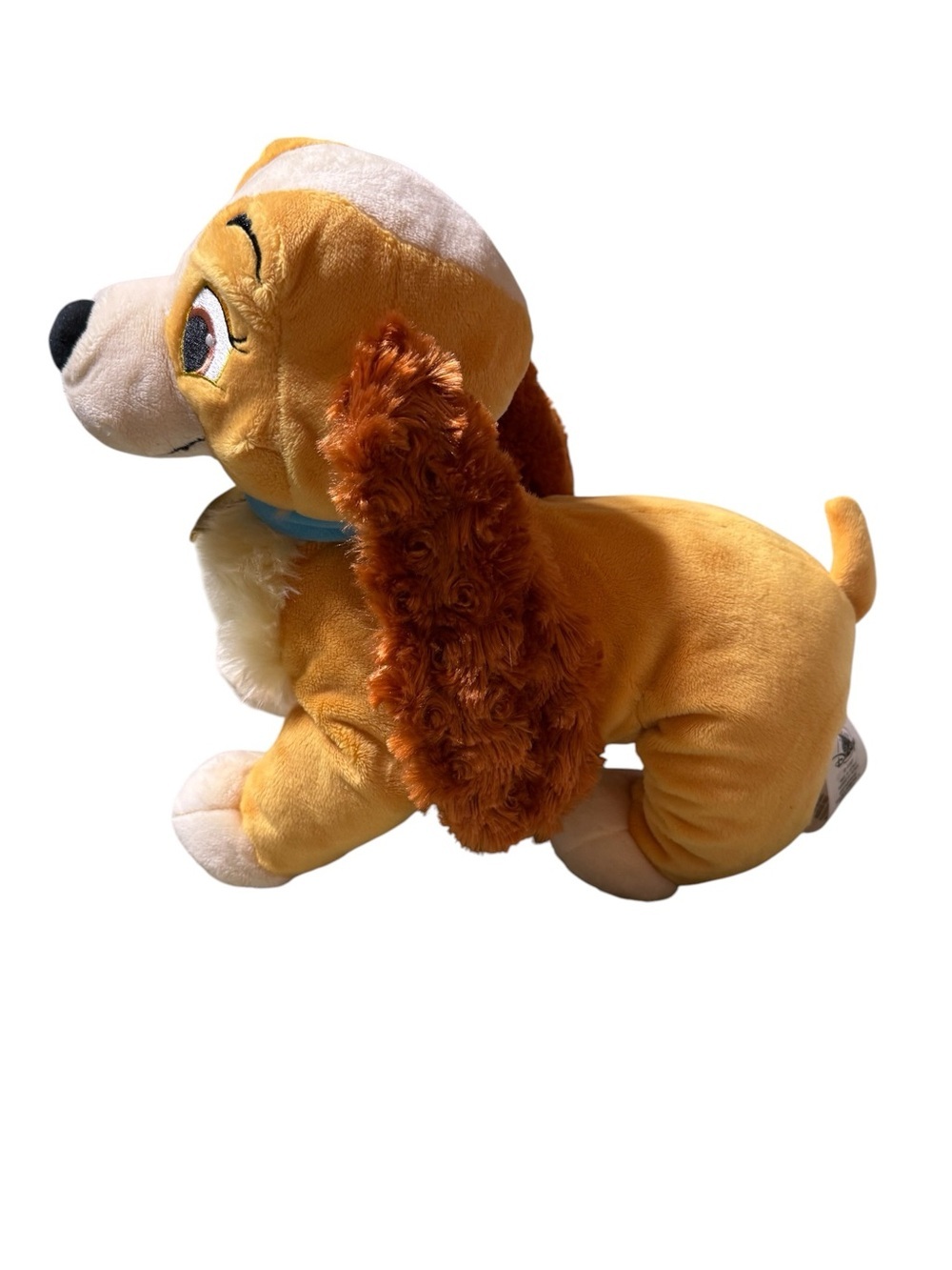 Disney Store Lady and the Tramp Plush Dog 12" Stuffed Animal Cocker Spaniel Tag